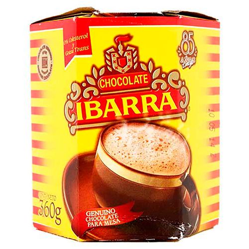 Chocolate Ibarra de Mesa Tablilla 360g