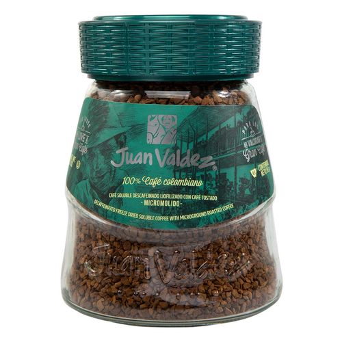 Café Liofilizado Descafeinado Juan Valdez 95g