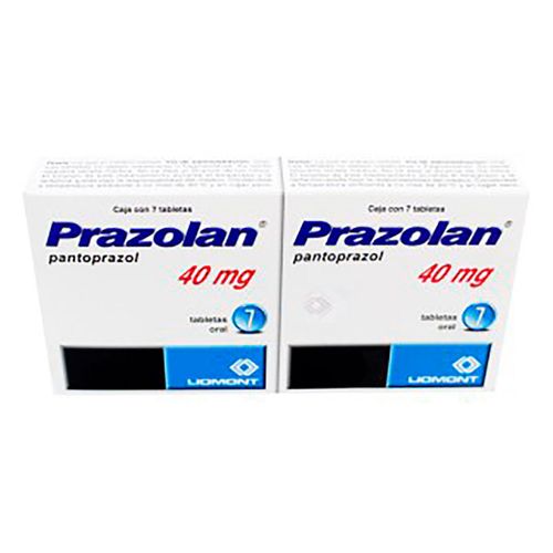 Tabletas Prazolan 40mg 2 Cajas de 7 Tabletas
