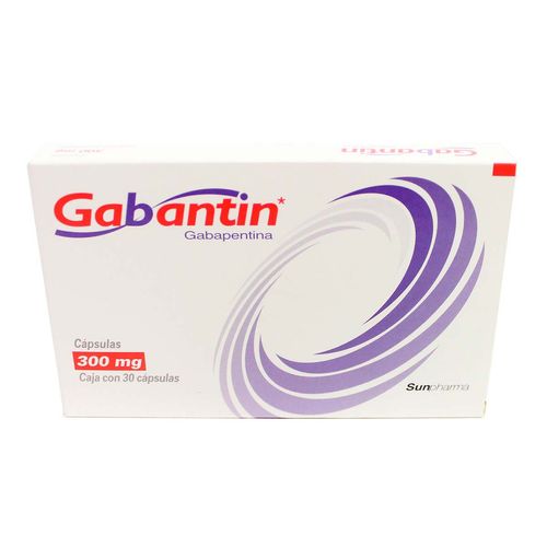 Cápsulas Gabantin 300mg Caja con 30 Cápsulas