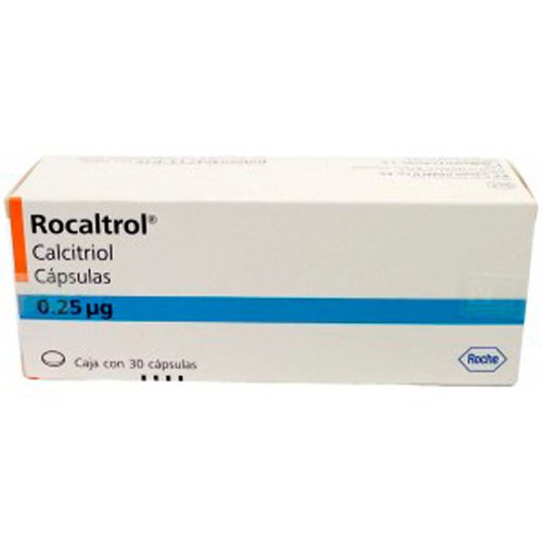 Cápsulas Rocaltrol 0.25mcg Caja con 30 Cápsulas
