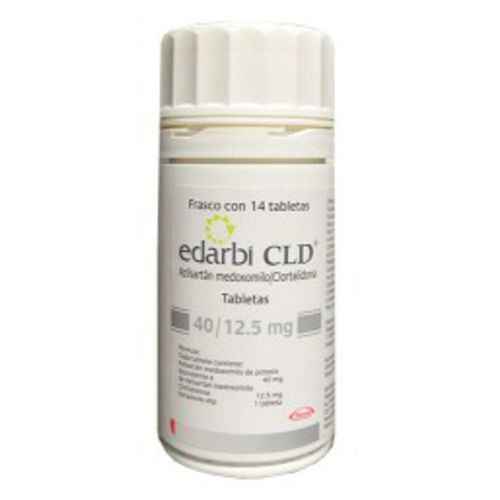 Tabletas Edarbi CLD 40mg/12.5mg Caja con 14 Tabletas