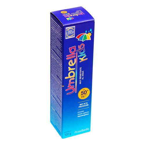 Protector Solar en Emulsión Umbrella Kids FPS 50+ Muy Alta Protección 120g