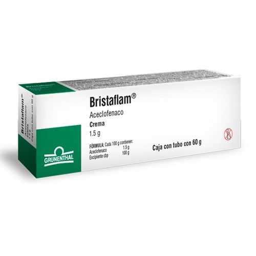 Crema Bristaflam 1.5g Tubo con 60g
