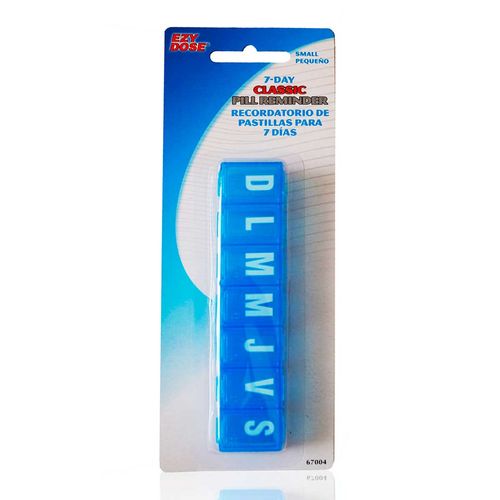 Pastillero Apothecary Ezy Dose Semanal Pequeño Rectangular