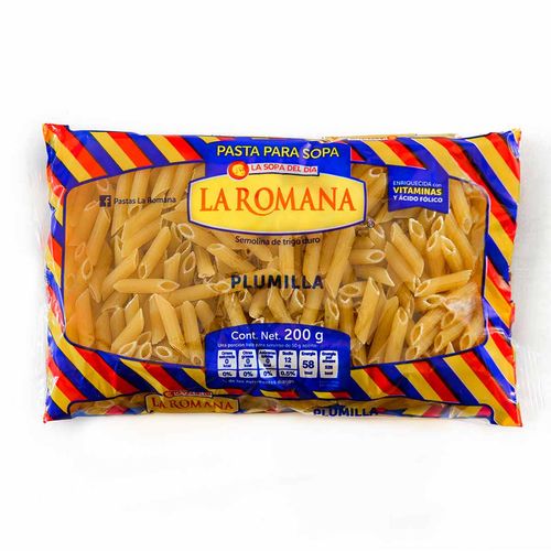 Pasta La Romana Plumilla 200g