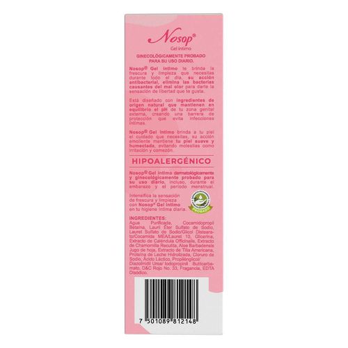 Gel Íntimo Nosop Frasco con 120ml