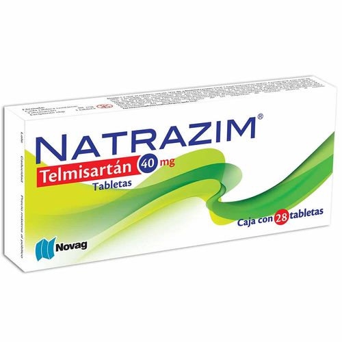 Tabletas Natrazim 40mg Caja con 28 Tabletas