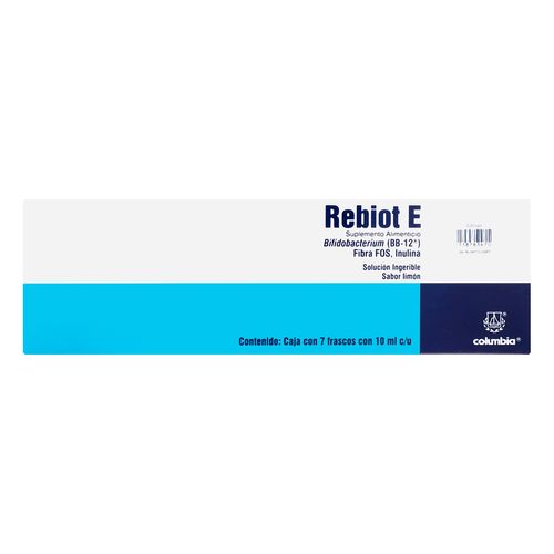 Suplemento Alimenticio Rebiot E Caja con 7 Frascos con 10mlc/u