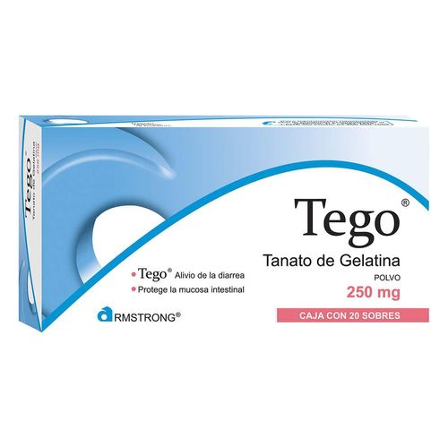 Sobres Tego Polvo de 250mg Caja con 20 Sobres