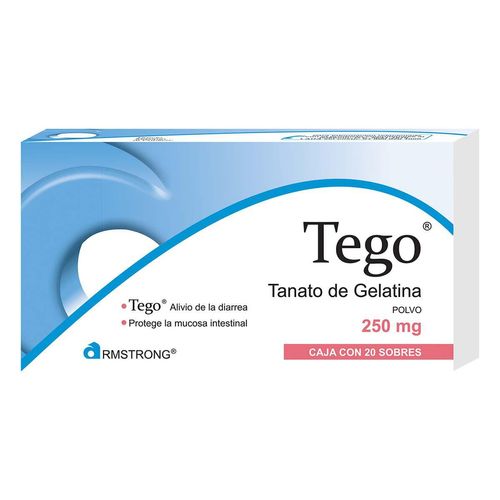 Sobres Tego Polvo de 250mg Caja con 20 Sobres