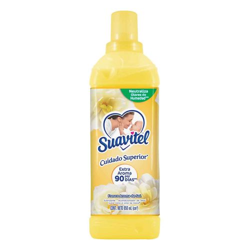 Suavizante de Telas Suavitel Cuidado Superior Fresco Aroma Sol 850ml