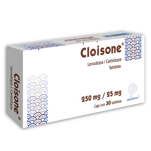 Tabletas Cloisone 250mg/25mg Caja con 30 Tabletas