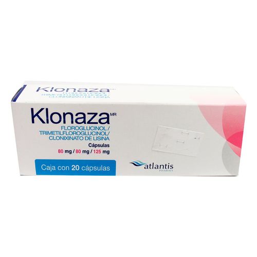 Cápsulas Klonaza Caja con 20 Cápsulas