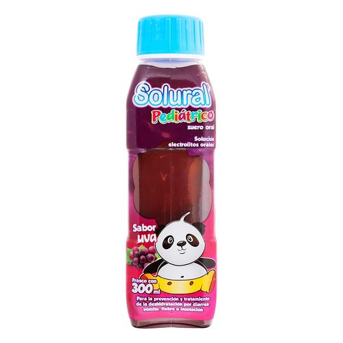 Bebida con Electrolitos Solural Pediátrico Sabor Uva 300ml