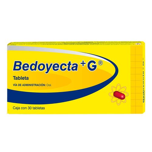 Tabletas Bedoyecta +G Caja con 30 Tabletas
