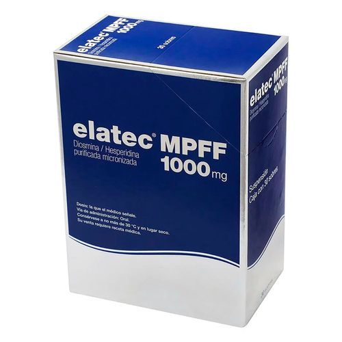 Suspensión Elatec Mpff 1000mg Caja con 30 Sobres