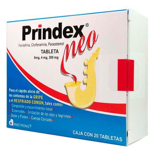 Tabletas Prindex Neo Caja con 20 Tabletas