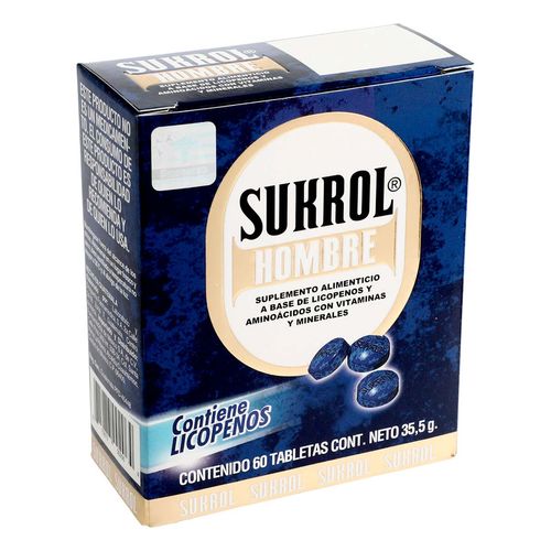 Sukrol Hombre 60 Tabletas