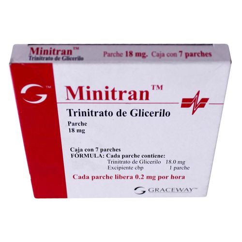 Parches Minitran 18mg Caja con 7 Parches