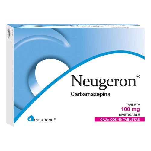 Tabletas Masticables Neugeron de 100mg con 40 Tabletas