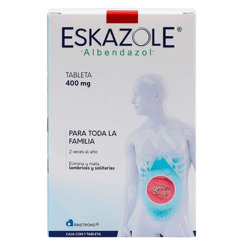 Tableta Eskazole 400mg Caja con 1 Tableta
