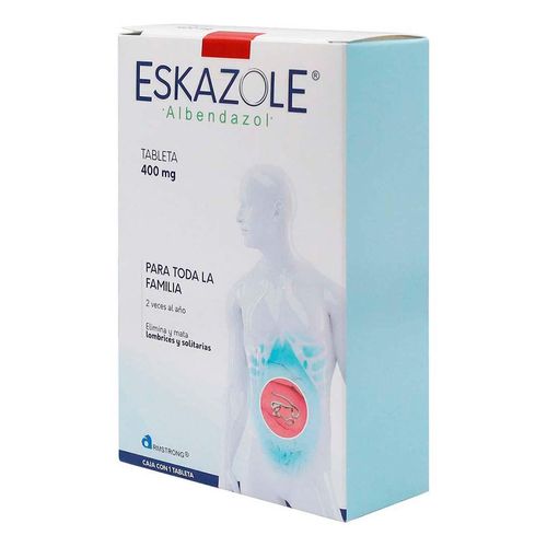 Tableta Eskazole 400mg Caja con 1 Tableta