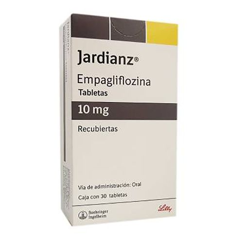 Tabletas Recubiertas Jardianz 10mg Caja con 30 Tabletas