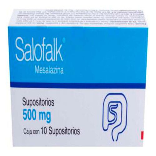 Salofalk 500mg Caja con 10 Supositorios