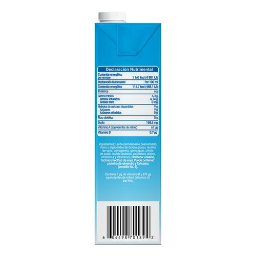 Leche Evaporada Natura Descremada 1L