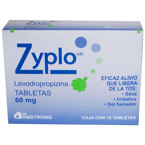 Tabletas Zyplo de 60mg Caja con 10 Tabletas