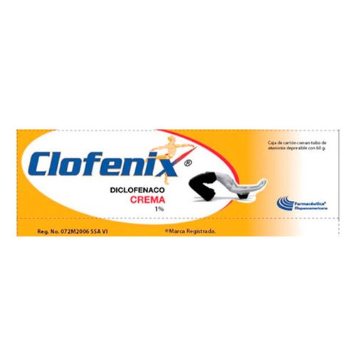 Crema Genérica Diclofenaco 1% Tubo con 60g