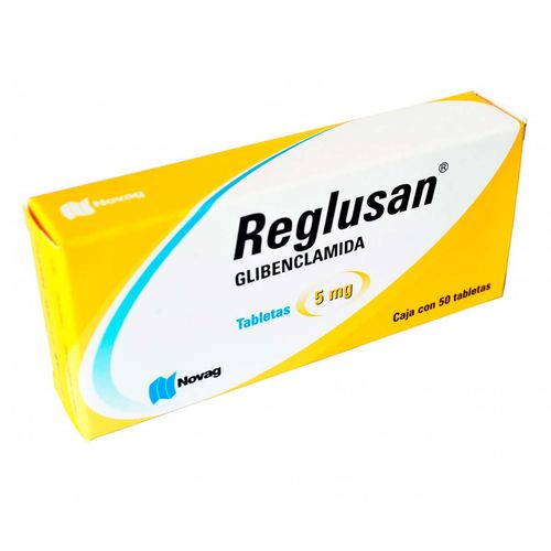 Tabletas Genéricas Glibenclamida 5mg Caja con 50 Tabletas