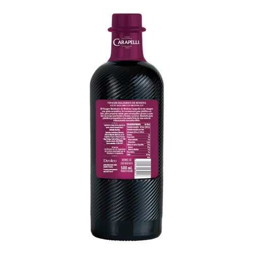 Vinagre Carapelli Balsámico de Modena 500ml