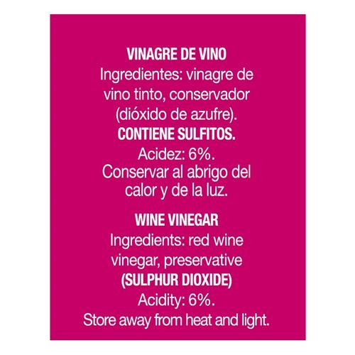Vinagre Carbonell de Vino Tinto 250ml