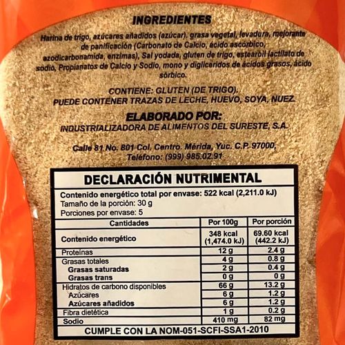 Pan Molido Bonybon 150g