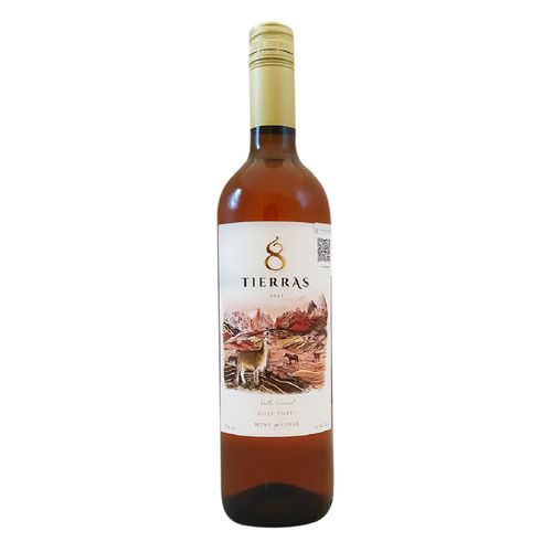 Vino Rosado 8 Tierras Semi Dulce 750ml