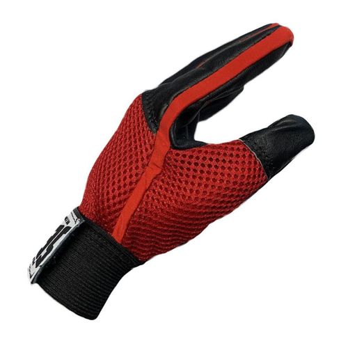 Par Guantes Para Bateador De Piel y Lycra Seyer Rojo Juvenil #8