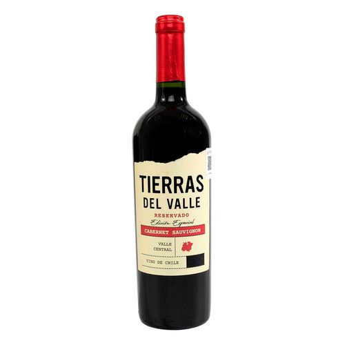 Vino Tinto Tierra del Valle Cabernet Sauvignon 750ml