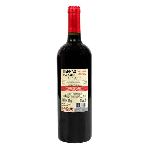 Vino Tinto Tierra del Valle Cabernet Sauvignon 750ml