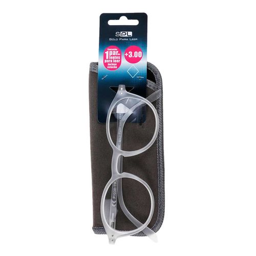 Lentes SPL Transparente c/estc +3.0
