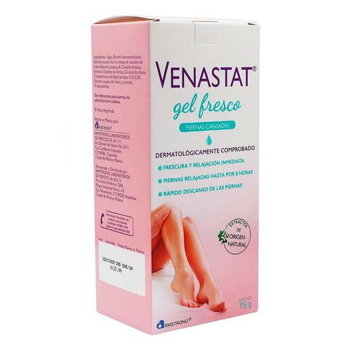 Gel Fresco Venastat Relajación y Frescura en las piernas 115g