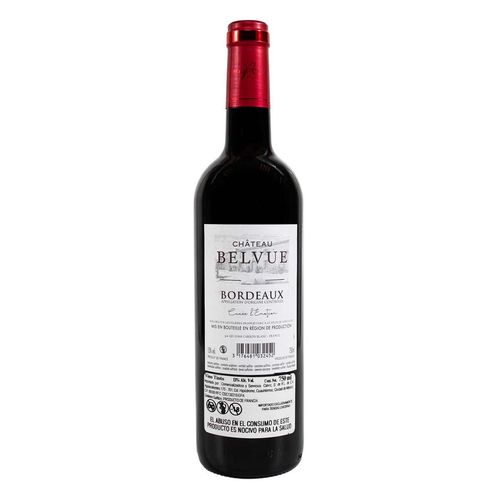 Vino Tinto Chateau Belvue Bordeaux 750ml