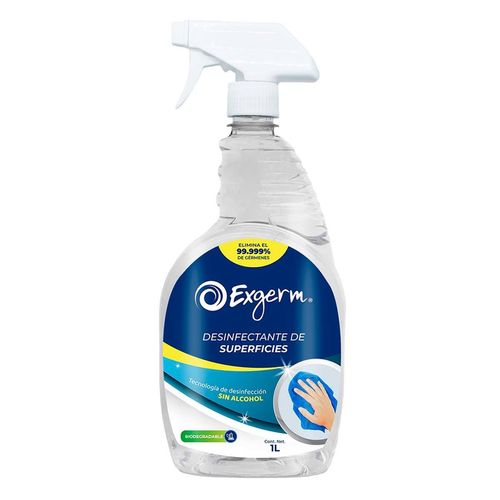 Desinfectante Sin Alcohol Para Superficies Exgerm 1,000 ml