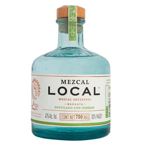Mezcal Local Destilado con Hiervas 750ml