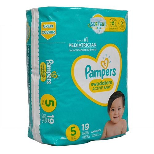 Pañal Pampers Unisex E5 19 Pieza