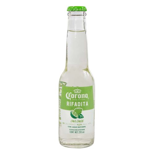 Cooler Corona Rifada Lima Limón 210ml