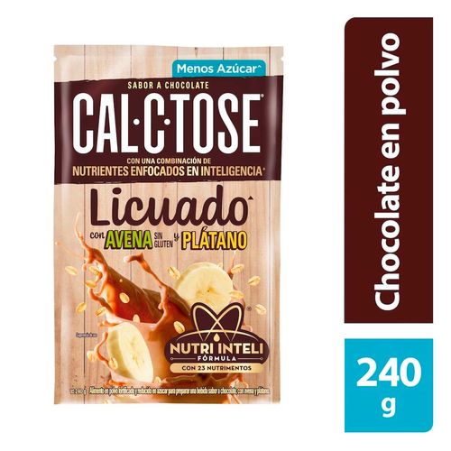 Chocolate en Polvo Cal-C-Tose Licuado Bolsa 240g