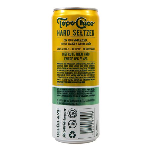 Hard Seltzer Topochico Margarita 355ml