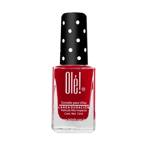 Esmalte para Uñas Olé! Color Rojo Satinado 13ml
